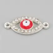 Alloy Rhinestone Links connectors