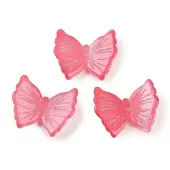 Spray Painted Glass Beads