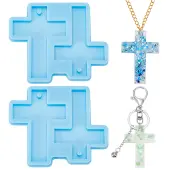 2Pcs DIY Silicone Pendant Molds