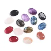 Natural Mixed Gemstone Cabochons