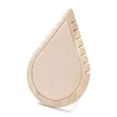 Teardrop Wood Jewelry Necklace Organizer Display Stands