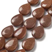 Synthetic Goldstone Beads Strands