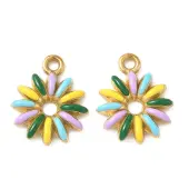 304 Stainless Steel Enamel Pendants