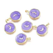 Brass Enamel Pendants