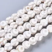 Tibetan Style 3-Eye dZi Beads