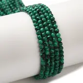 Synthetic Malachite Beads Strands