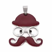 201 Stainless Steel Enamel Pendants