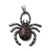 Halloween Alloy Enamel with Rhinestone Pendants