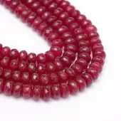 Natural White Jade Bead Strands