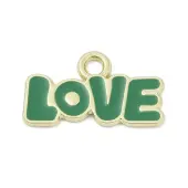 Valentine's Day Alloy Enamel Pandants
