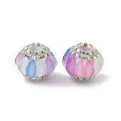 Sparkle Acrylic Rhinestone Fancy Beads