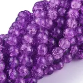 Crackle Glass Beads Strands