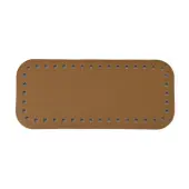 PU Leather Rectangle Long Bag Bottom