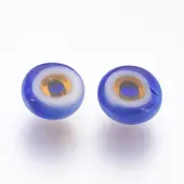 Handmade Lampwork Evil Eye Cabochons