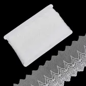 7.5 Yards Milk Fiber Lace Trim