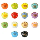 28Pcs 14 Colors Handmade Porcelain Beads