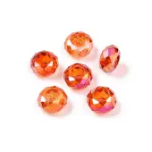 Baking Paint Transparent Glass European Beads