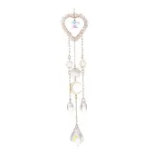 Glass Teardrop & Star Window Hanging Suncatchers