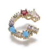 Brass Rhinestone Pendants