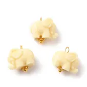 Dyed Synthetic Coral Pendants