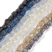 Transparent Electroplate Glass Beads