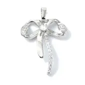 Rack Plating Brass Pave Cubic Zirconia Pendants
