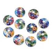Handmade Millefiori Glass Pendants