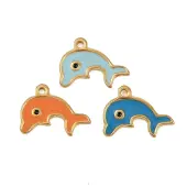 Ocean 304 Stainless Steel Enamel Pendants