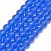 6mm Round Glass Spacer Beads Strands