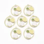 Alloy Enamel Pendants