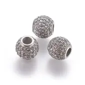 304 Stainless Steel European Beads