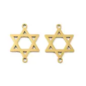 Ion Plating(IP) 201 Stainless Steel Connector Charms