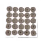 Faux Mink Fur Ball Decoration