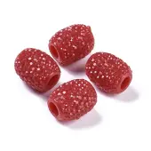 Opaque Resin European Jelly Colored Beads