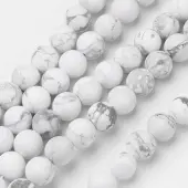 Natural Howlite Beads Strands