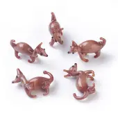 Handmade Lampwork Puppy Home Display Decorations