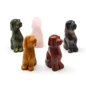 Mixed Stone Puppy Home Display Decorations