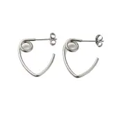 304 Stainless Steel knot Stud Earrings for Women