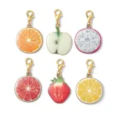 Fruits Theme Alloy Enamel Pendant Decorations
