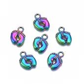 Rainbow Color Alloy Charms