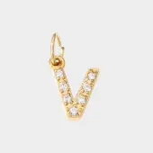 Stainless Steel Cubic Zirconia Pendants with Jump Rings