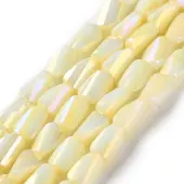 Dyed Opaque Glass Beads Strands