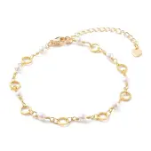 Brass Ring Link Chain Bracelets