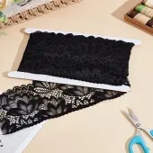 5 Yards Nylon Elastic Lace Trim