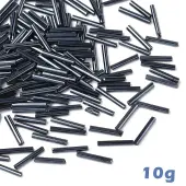 10G Glass Bugle Beads