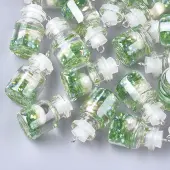 Glass Bottle Pendants