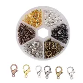 1 Box 120PCS 6 Colors Zinc Alloy Lobster Claw Clasps