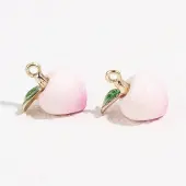 Fruit Alloy Enamel Pendants