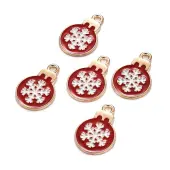 Christmas Alloy Enamel Pendants