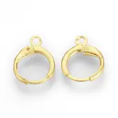Brass Huggie Hoop Earring Findings